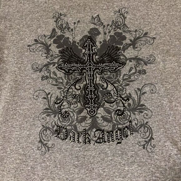 Dark Angel Rhinestone Graphic Tee - Picture 5 of 5